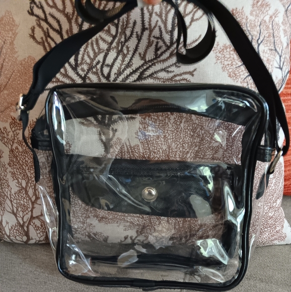 🚨Medium Sz Clear Crossbody Bag NWT - Picture 7 of 7